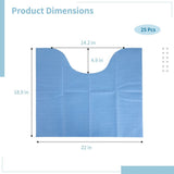 25PCS Disposable Toilet Mats, Absorbent Non-woven Commode Mats, Non-slip Potty Training Floor Mats, V1369-AZ3-W-08937