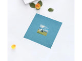 Photo Album 40 Pages Linen Cover Hardcover Reusable Sticky Stamp Collection Book Family Photos V1263-JX-2613