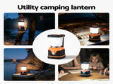 Weisshorn 2-Pack LED Camping Lanterns, 1000LM Super Bright Waterproof Portable Emergency Tent Lights CP-LT-1KLM-1SET-OR