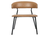 Levede 2x PU Leather Dining Chairs Kitchen Lounge CH1151-PU-2-BR