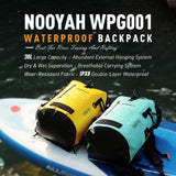 NOOYAH IPX8 Waterproof Bike Cycle Outdoor Sports Backpack Double-Layer Waterproof Bag YELLOW V382-YELWIPX8BKPKNOOY