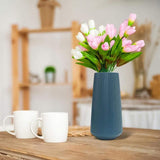 Plastic Flower Vase Modern Decorative Flower Vase for Home Living Room Table Decor V1294-YM0721-10143636