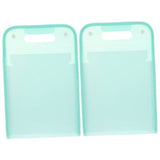 Large Capacity File Organizer, Light Green PP Accordion Binder 2Pcs V1370-AZ4-19889