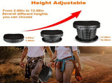 Gray Black collapsible camping toilet, portable outdoor toilet, camping furniture Australia, V1106-132-34283