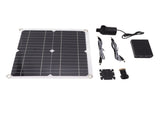 Solar Water Pump Kit Water Fountain Flower Irrigation Pump DC12V 22W with 100W Solar Panel V1294-YM0901-3114230091011