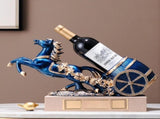 golden Freestanding Luxury Wine Rack, Stable Partitioned Storage, Hand-Carved "Success at First V1232-MDCGJJ001