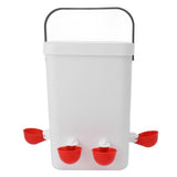 Large Capacity Automatic Chicken Waterer and Feeder Set 12 Liter Portable Poultry Automatic Waterer V1294-YM0703-3111230123211
