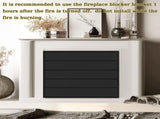 Magnetic Fireplace Cover Draft Stopper for Indoor Heat Loss V1188-MS-717-016
