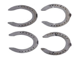4pcs Horseshoes Aluminum Alloy Light Weight Reliable Practical Horse Riding Accessory for Racecourse V1294-YM0523-3111220079611