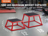 Plyometric Jump Box, 18 Inch Plyo Box, Steel Plyometric Platform and Jumping Agility Box, Anti-Slip V952-TXTD18YCGTHSGS4ASV0