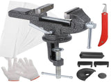 Golf Club Grip Vise Clamp Kit, Adjustable Golf Club Vice Clamp, 360 Degrees Rotating Golf Shaft V1369-AZ3-W-08959