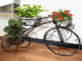3 Tier Bicycle Style Flower Pots Indoor Outdoor Garden Shelf Rack Metal Plant Stand Au V767-XJJ280-V2