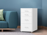 Levede 4 Drawer Office Drawers Cabinet White HO0402-WH