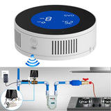 1 Pack WiFi Natural Gas Leak Detector for Home Gas Alarm and Monitor with LCD Display Screen Real V1294-YM0901-HS7871