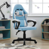 Sarantino Antre Kids Study Gaming Chair in Black and White Office Adjustable Height Chair CH-MLM-691-BUWH