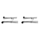 Beach Tent Poles Replacement 4 Packs Foldable Portable Aluminum Alloy Repairing Fixing Accessories V1366-AZ2-W-14473