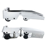 Foldable Boat Anchor Roller with Dual Rollers for Marine Bow Applications, Corrosion Resistant V1341-ZY-WQ86J9C4-SILVER