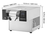 Commercial Snowflake Ice 276LBS/24H Snowflake Ice Maker, Stainless Steel Ice Shaver V952-FLXNBJFLLEDPOLJG2V3