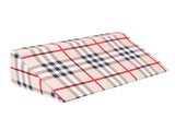 Wedge Pillow R Shaped Removable Slip Resistance Plaid Pattern Bedsore Turning Wedge Pillow for Side V1294-YM0901-3117230161912