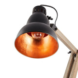 Faroe Scandi Modern Natural Wooden Table Lamp Rustic Retro Designer Light V563-75032