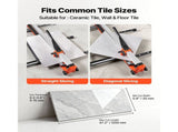 1200 mm Manual Tile Cutter, Upgraded Rail and Sliding Head, Precision Alignment Guide, Tungsten V952-GDDZDGHHDTSJBBPZL001V0
