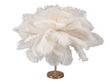 Feather Table Lamp 3 Color Dimmable Touch Switch USB Plug in Romantic Modern Decorative Bedside V1294-YM0703-3119230059411