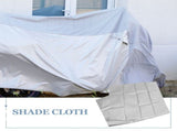 Outdoor Sun Shade Sail Canopy Cover 2m x 4m UV Shade Cloth for Garden Patio and Firewood Shelter V1369-AZ3-W-20718
