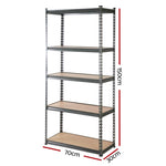 Giantz 6X1.5M Garage Shelving Warehouse Rack Pallet Racking Storage Shelves WR-E-7X15-CCX6