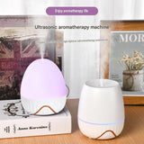 White Floral Shadow Aroma Diffuser 150ml Ultrasonic Aroma Diffuser Humidifier with Night Light V888-ELOSUNG53454