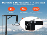 Truck Hitch Game Hoist, 600 lbs Load Capacity, Hunting Deer Hoist with 2-inch Receiver, 360-Degree V952-KCSSLSHL600LDZE1M001V0