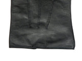Dents Mens Sandhurst Three-Point Leather Unlined Officers Gloves in Black - 7.5 V563-5-1027-BLACK-7_5