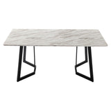 Marbleous Green Velvet Dining Set V264-DNT-413C-WHE-DNC-414V-GRN-6