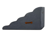 Pawz 5 Steps Pet Stairs Dog Ramp High Density Foam Grey PT1268-5-GY