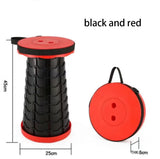 Portable Collapsible Telescopic Stool - Foldable, Lightweight, Adjustable, and Compact Camping Chair V888-ELOSUNG10703