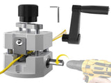 Wire Stripper Machine, 0.08"-1" Manual Wire Machine, Drill Compatible Copper Wire V1107-CS-YNKZ19