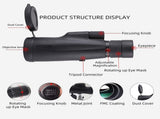 10-30X50 High Power Zoom Monocular Telescope Set with Smartphone Holder and Tripod Waterproof HD V888-ELOSUNG38563