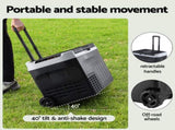 Portable Fridge 30L Bar Fridges Camping Freezer 12V/24V/240V PFN-A-30-BK
