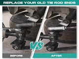 Club Car Tie Rod Ends, Precedent End Set Fits for 2004-Up and Tempo 2018-Up Gas or Electric Golf V1259-DP01-A-5433