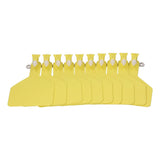 100Pcs Plastic Integrated Ear Tag Kit Livestock Farm Ear Label Tag for Cow Cattle Identification V1294-YM0714-3111210361711