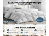 Giselle Bedding 500GSM Duck Down Feather Quilt Queen QUILT-DFD-95-Q