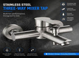 Sweet Renovation Surprise Stainless Steel Mix Water Valve, Bathroom Temp Control Parts, Triple Pull V1221-XM-LB2231-GM79
