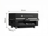 ASMOKE Essential Portable Wireless Pellet Smoker - Battery Powered 8-in-1 Mini BBQ Grill with Smart V642-XFAS-GRL-GRY