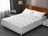 Bamboo Pillowtop Mattress Topper Luxury Bedding Mat Pad Protector Cover King Single 108 x 203 cm V201-W12782545