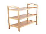 Multi Layer Shoe Rack Thicken Bamboo Large Capacity Durable Shoe Storage Rack for Bedroom Dormitory V1294-YM0716-3117220136912