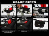 Bike Basket, 10kg Storng Bearing Foldable Bike Front Basket, Removable Dog Carrier for Handlebar, V1259-DP01-A-3016