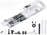 White Cordless Handheld Vacuum Cleaner & 180&degSwivel Mop with 6 Brush Attachments & LED Light for V888-ELOSUNG52045