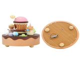 Music Box Bear and Dessert House Shape Valentine's Day Gifts Home Decoration Wooden Crafts V1294-YM0901-3115210087711