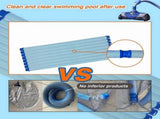 MX6 MX8 T3 T5 X7 5 packs of 39 inch R0527700 swimming pool vacuum hose replacement parts, twist lock V1366-AZ2-W-14447