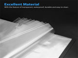 JWDX Document Bag Clearance, Material Bag, 100Pcs Sheet 9 X 12 Heavy Duty Clear Sheet V1189-LWWAL-20260325-01821