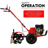 212CC Tiller Cultivator 4 Blades Rotating Tines Power Rotary Hoe Handheld V379-TILLRCTR007001